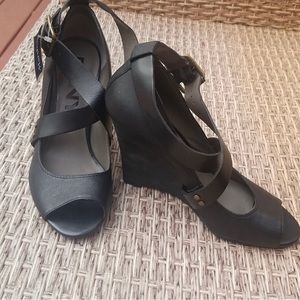 DKNY Wedge Open Toe Shoes
